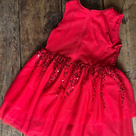 Girls 6/6x Cat & Jack red sequin dress - Picture 2 of 3